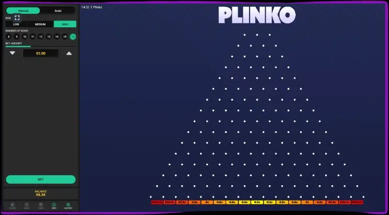 Betsoft'tan Plinko Betsoft'tan Plinko